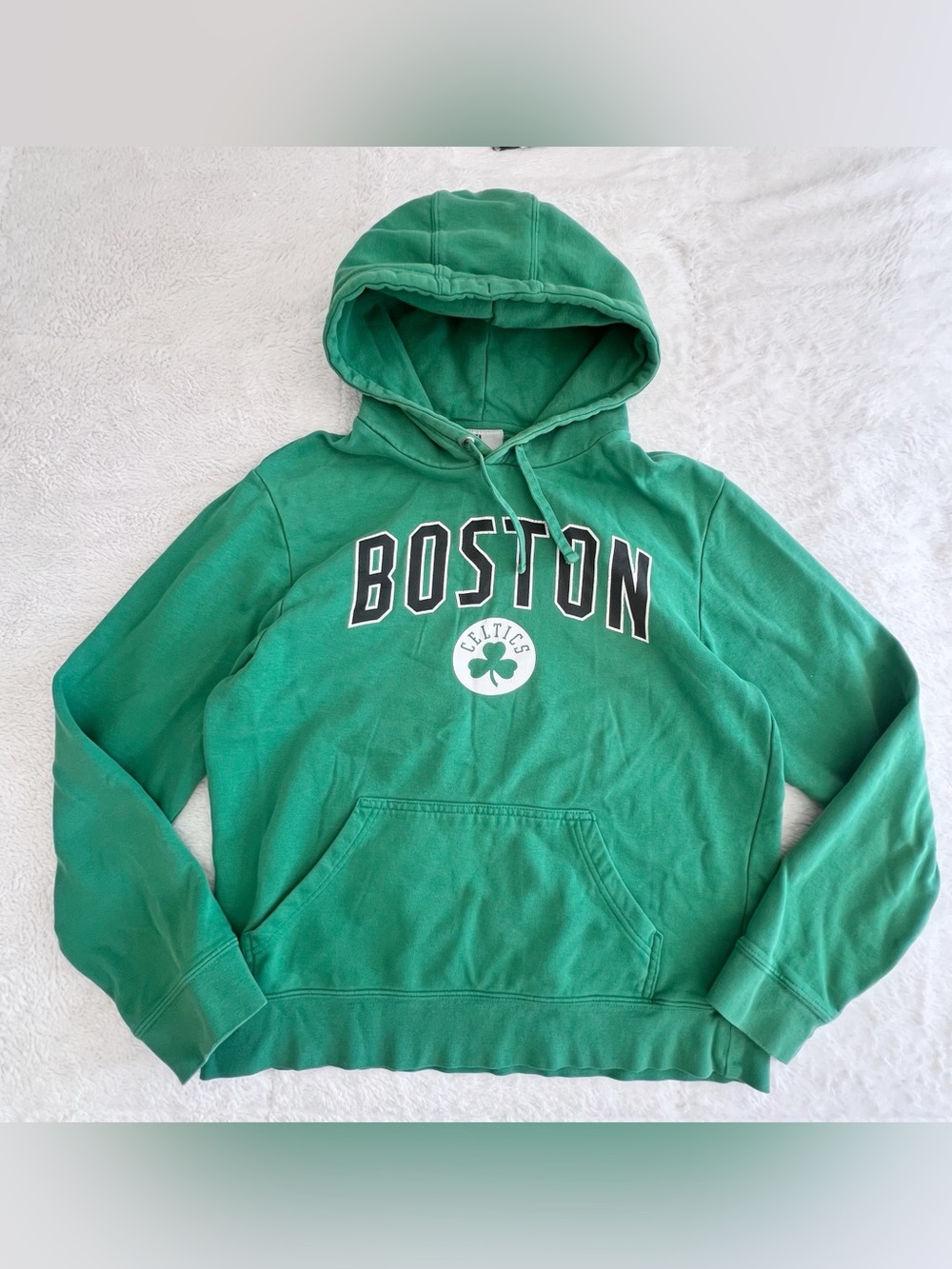 Boston Celtics Hoodie Men’s Medium NBA basketball hooded sweatshirt green